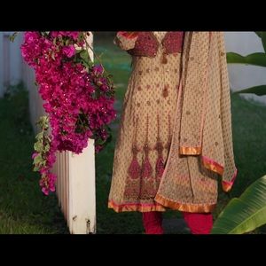 4 piece frock suit pakistani